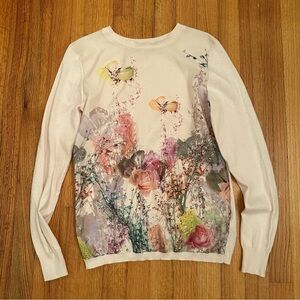 TED BAKER SWEATER BLOSOME Wispy Meadow Size 1 (XS) .. (j6)